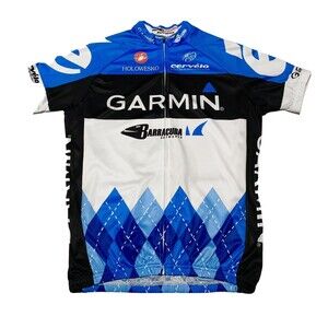 Garmin Barracuda Pro cycling Team Full Zipp Cycling jersey 2012 Cervélo Large